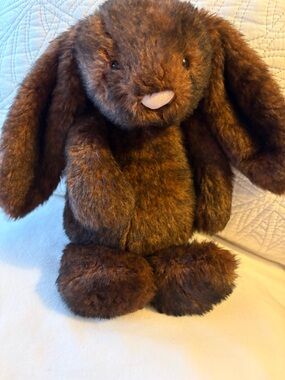 Jellycat Brown Plush Bunny Stuffed Animal